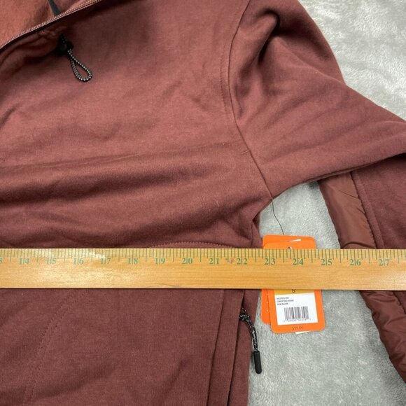 Bass Outdoor Convertible Hoodie Rum Raisin S NWT 6305 - Picture 6 of 8